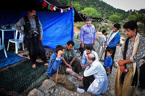 اردوی جهادی در منطقه محروم احمد فداله + عکس