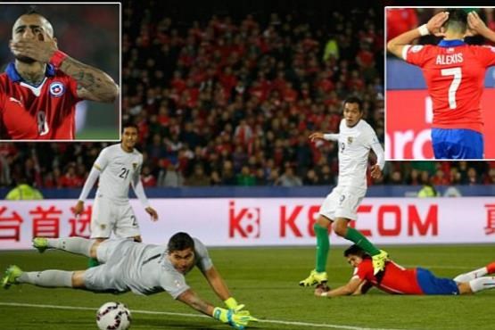 شیلی با 5 گل، بولیوی را شکست داد +[مجموعه عکس]