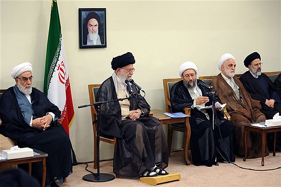 دیدار رئیس و مسئولان قوه قضائیه با رهبر معظم انقلاب اسلامی