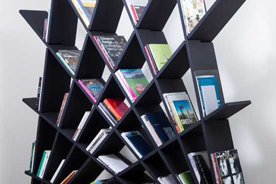 طراحی قفسه کتاب خلاقانه [عکس]