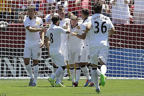 شکست بارسلونا مقابل منچستریونایتد +[مجموعه عکس]