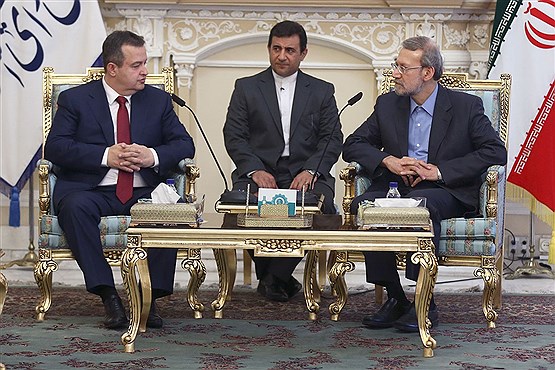 دیدار وزیر امور خارجه صربستان با دکتر لاریجانی‎
