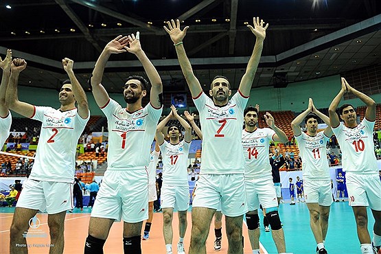 شادی والیبالیست ها پس از برتری مقابل استرالیا +[مجموعه عکس]