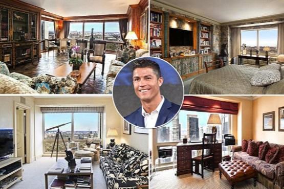 آپارتمان 55 میلیارد تومانی کریستیانو رونالدو در نیویورک +[مجموعه عکس]