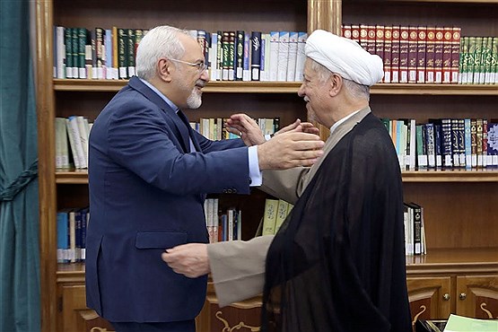 دیدار ظریف با هاشمی رفسنجانی