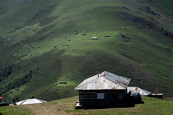 طبیعت جاده اسالم به خلخال