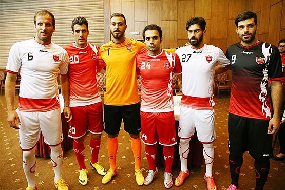 رونمایی از پیراهن های جدید پرسپولیس +تصاویر