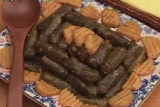 طرز تهیه دلمه برگ مو