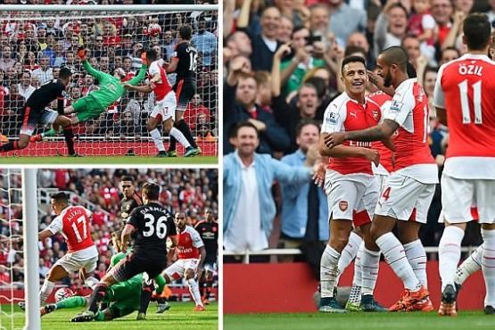 شکست سنگین شیاطین سرخ مقابل توپچی های لندن +[مجموعه عکس]