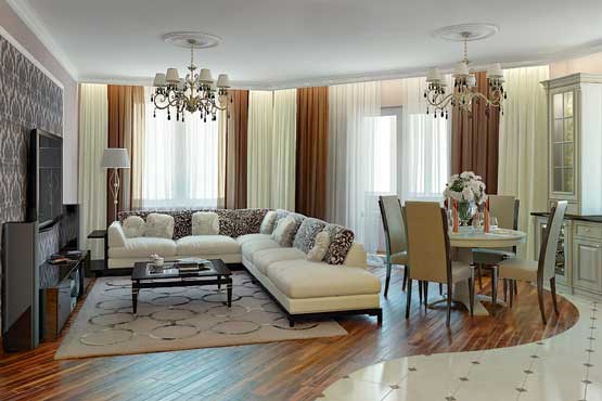 چگونه خانه کوچک را بزرگ جلوه دهیم؟