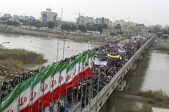 راهپیمایی 22 بهمن در اهواز