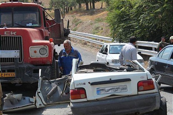 پراید رکورددار حوادث رانندگی در نوروز / جان‌باختن ۳۴۴ مسافر تا این لحظه