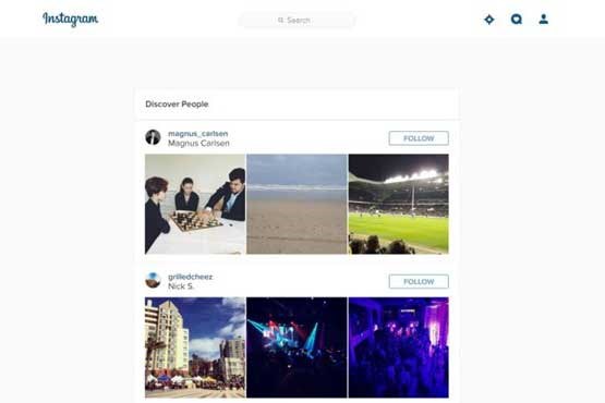 اینستاگرام قابلیت یافتن افراد را به نسخه وب اضافه کرد