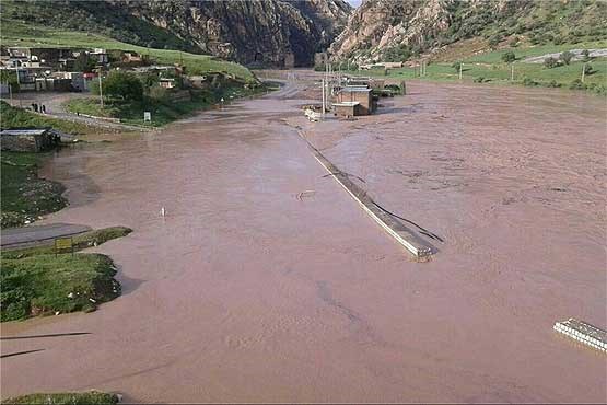 روستای مچریه زیر آب رفت