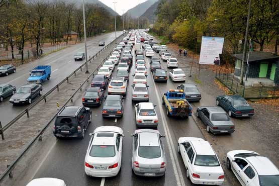 ترافیک در هراز و مسدود بودن 4 محور مواصلاتی کشور