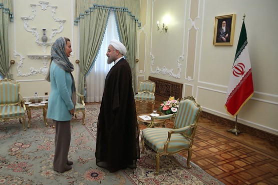 موگرینی با روحانی دیدار کرد +عکس