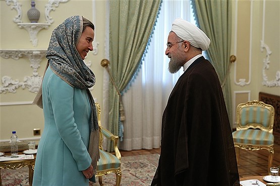 دیدار رئیس سیاست خارجی اتحادیه اروپا با رئیس جمهور
