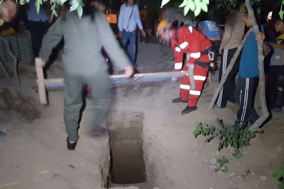 چاه ۲۵ متری جان کارگر افغان را گرفت