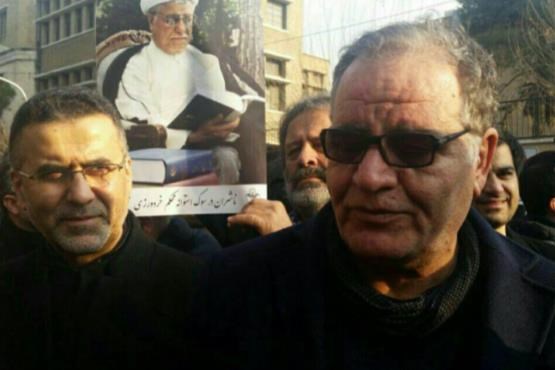 حضور سینماگران در مراسم وداع با آیت الله هاشمی / باران کوثری هم بود