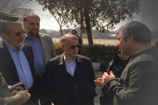 بازدید معاون سیما و مدیر شبکه سه با عوامل سریال نفس