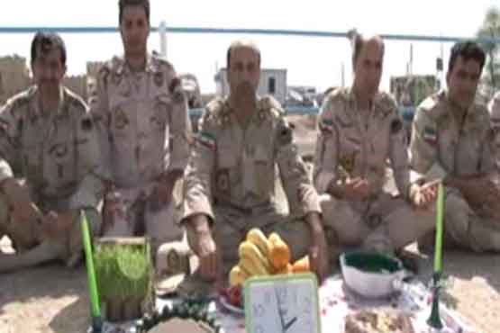 تحویل سال در مرز با مرزبانان