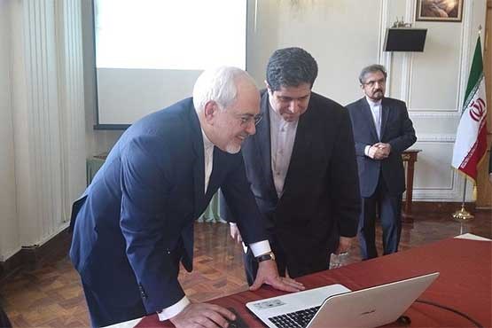 ظریف هم به اینستاگرام پیوست
