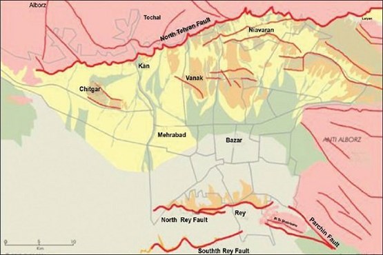 شناسایی گسل جدید با توان لرزه‌زایی بالا در تهران +عکس