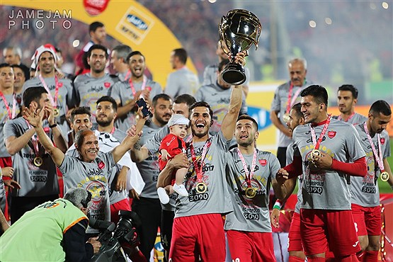 جشن قهرمانی تیم فوتبال پرسپولیس