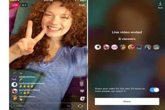 امکان بازپخش ویدیوهای زنده اینستاگرام ممکن شد
