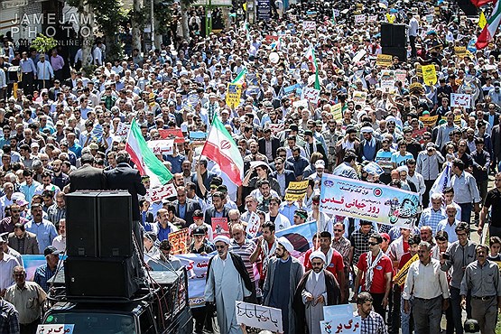 راهپیمایی روز جهانی قدس در هشتگرد