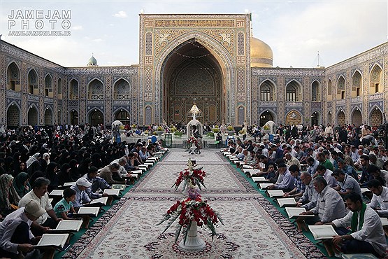 ترتیل خوانی قرآن کریم در مسجد گوهرشاد