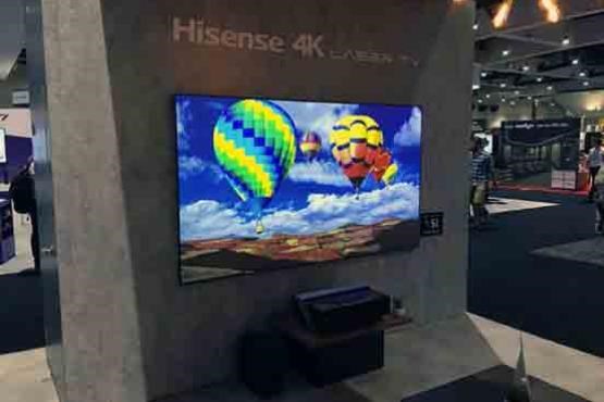 HISENSE از تلویزیون لیزری خود رونمایی کرد + عکس