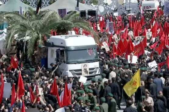 مراسم تشییع شهید حججی در تهران