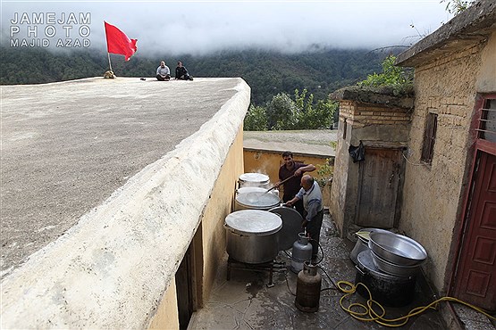 آئین عزاداری تاسوعای حسینی در روستای ماسوله