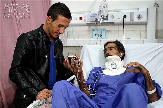 مصدومان حادثه زلزله کرمانشاه