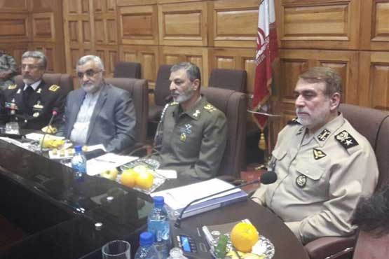 دیدار اعضای کمیسیون امنیت ملی مجلس با فرمانده کل ارتش