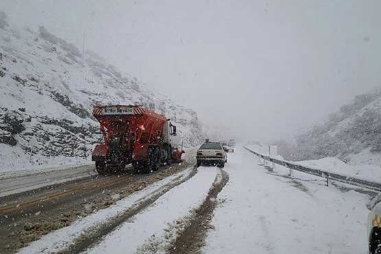 بارش برف و باران در ۱۹ استان