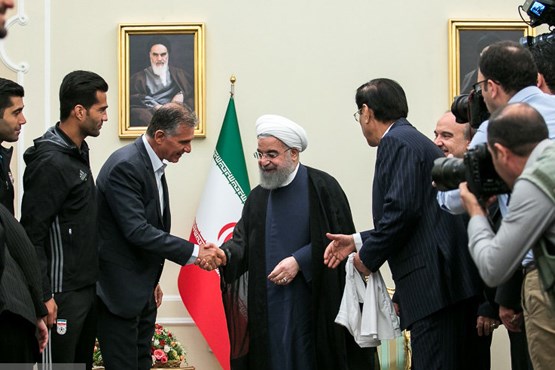 پیراهن شماره ۱۲ تیم ملی به روحانی رسید!