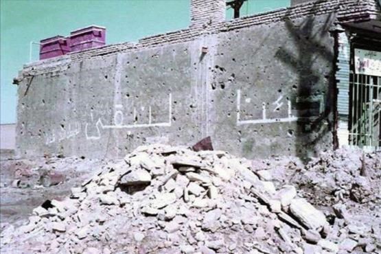 پاسخ سرباز ایرانی به سرباز عراقی که نوشته بود "آمده ایم بمانیم"! (عکس نوشت)