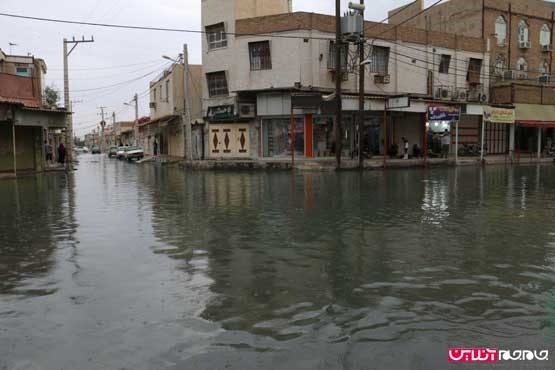 در اهواز از سیل خبری نیست اما فاضلاب بیداد می کند