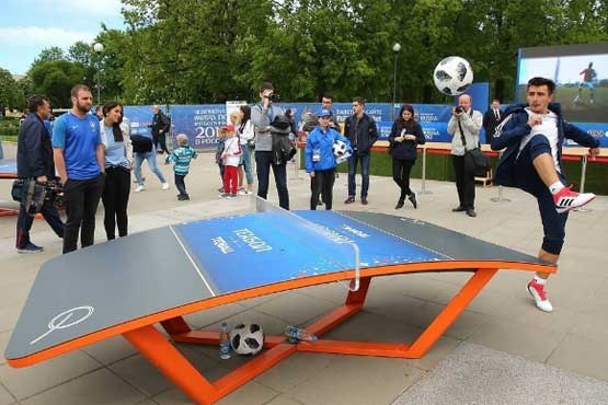 افتتاح پارک فوتبال یورو ۲۰۲۰ با حضور کارمبو و کمپل +عکس افتتاح پارک فوتبال یورو ۲۰۲۰ با حضور کارمبو و کمپل +عکس