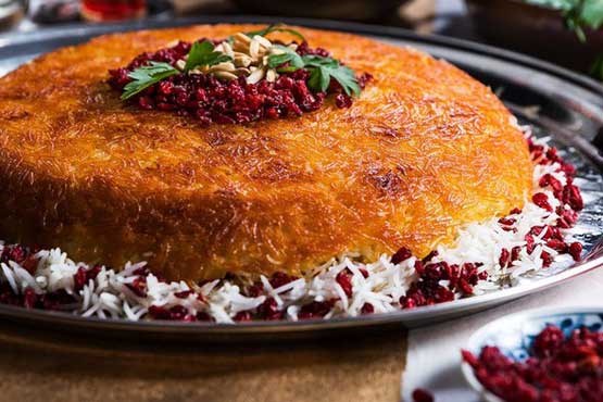 طرز تهیه ته چین مرغ مجلسی