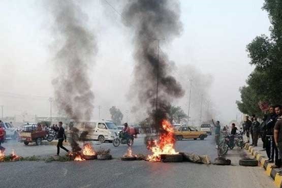 «عناصر خرابکار» جاده کربلا به نجف را مسدود کردند