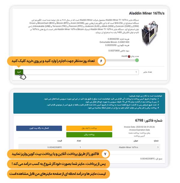 آموزش اجاره ماینر و استخراج بیت کوین از طریق پلتفرم آی ماینر
