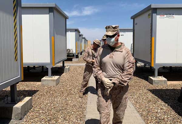 ائتلاف آمریکایی پایگاه «الحبانیه» را به ارتش عراق واگذار کرد (+تصاویر)