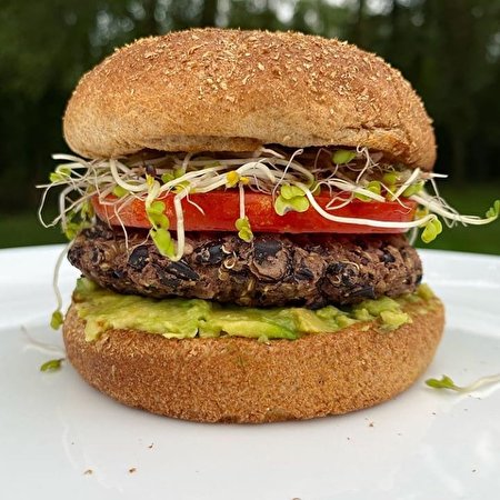 طرز تهیه برگر لوبیا