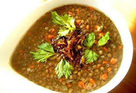 طرز تهیه آش عدس با گوشت