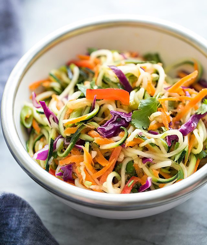 طرز تهیه سالادسبزیجات و ورمیشل