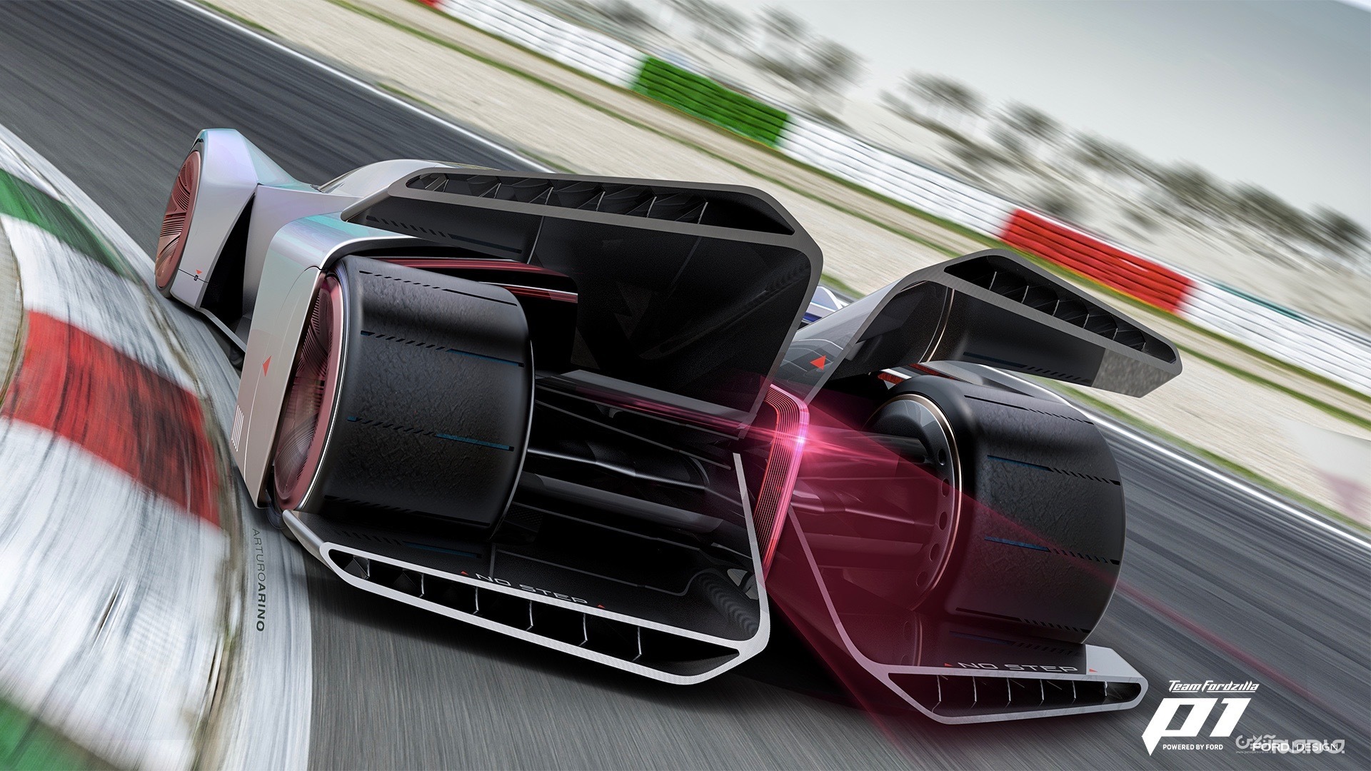رونمایی از مدل مفهومی خودروی مسابقه ای مجازی فورد P1+عکس