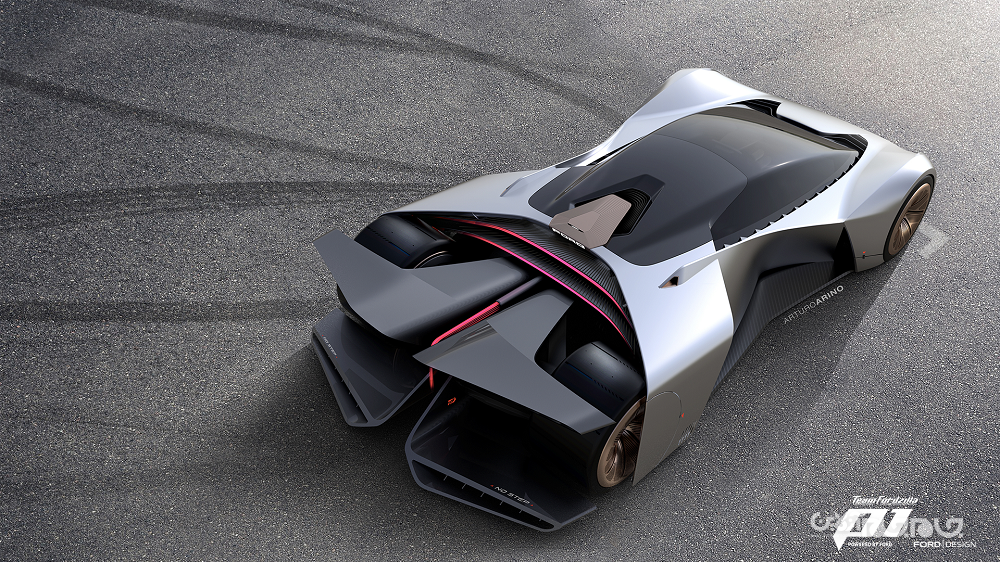 رونمایی از مدل مفهومی خودروی مسابقه ای مجازی فورد P1+عکس